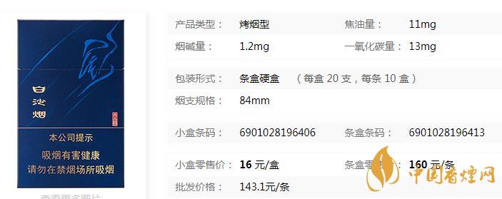 白沙尚品藍(lán)怎么樣 白沙尚品藍(lán)多少錢一包